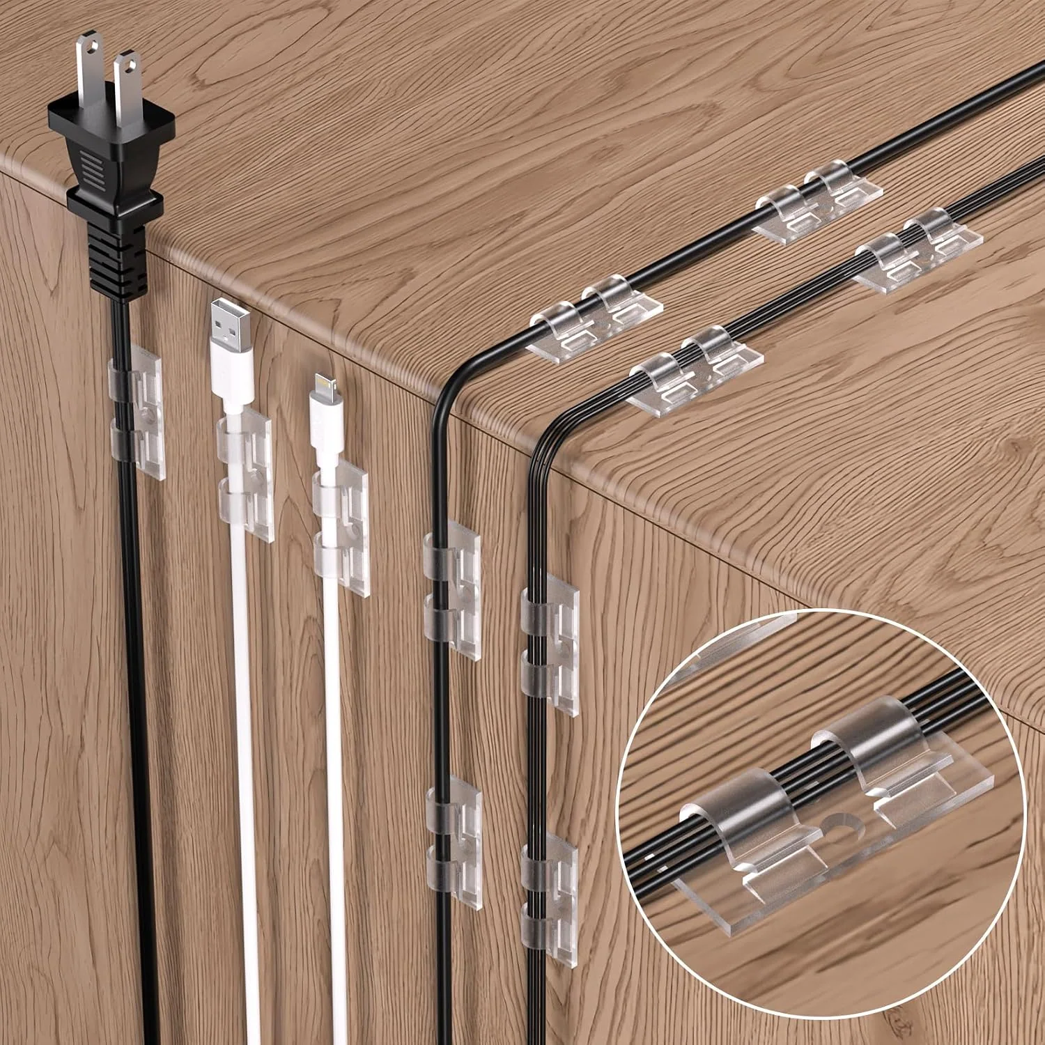 XHF Adhesive String Light Hooks, picture 1