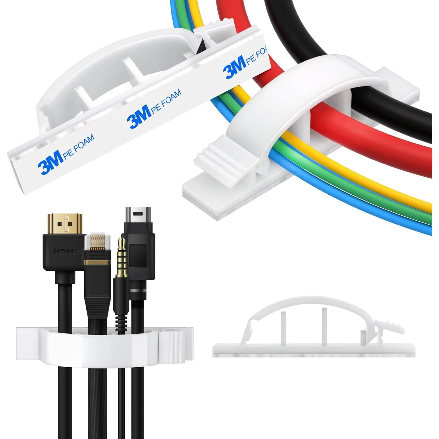 XHF Outdoor Adhesive Cable Wire Clips, picture 3