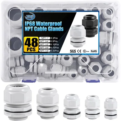 XHF Nylon Cable Gland Assortment Kits, thumbnail 4