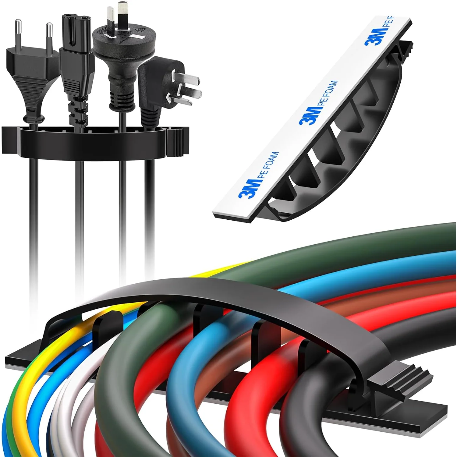 XHF Outdoor Adhesive Cable Wire Clips, picture 7