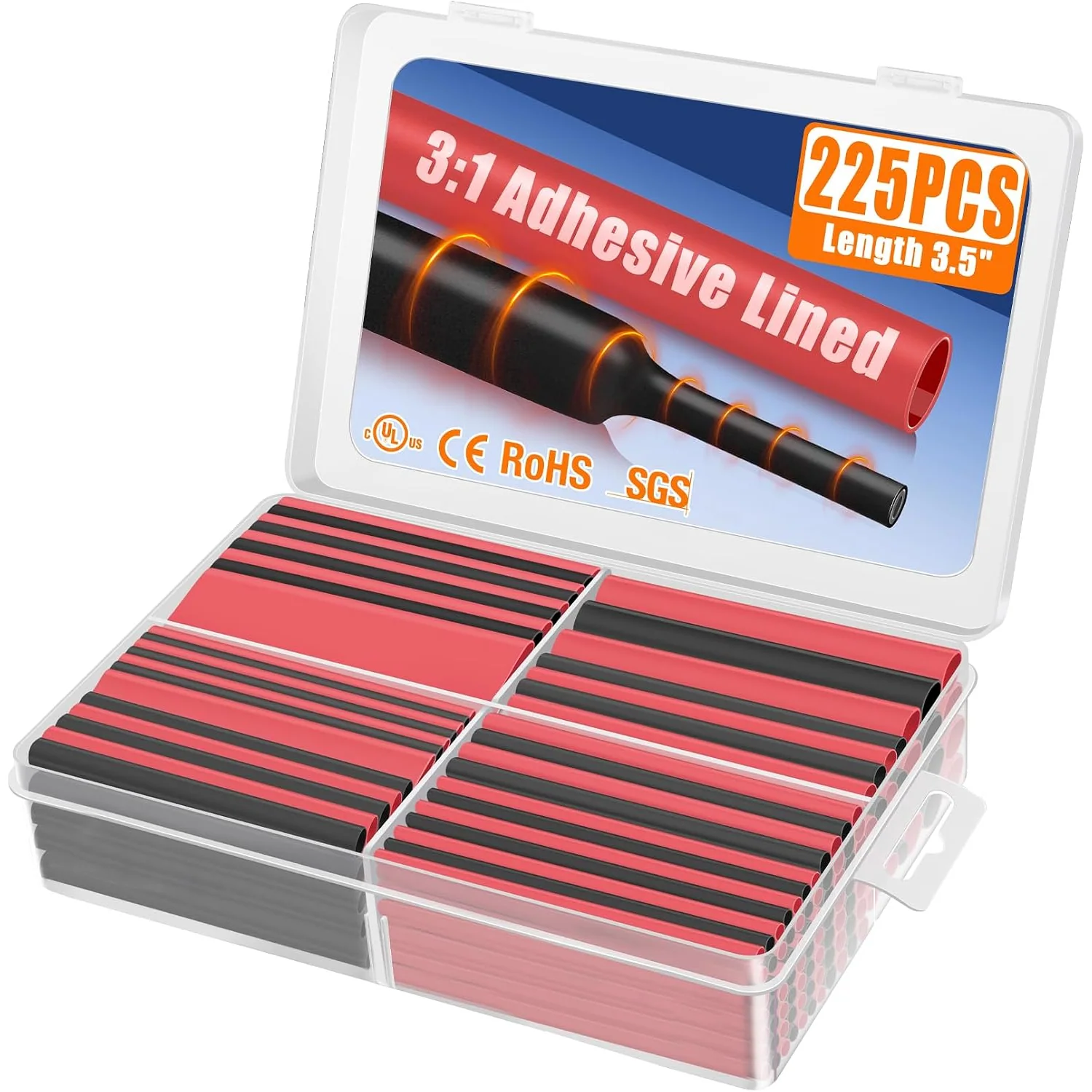 XHF 3:1 Heat Shrink Tubing Assortment Kits, picture 7