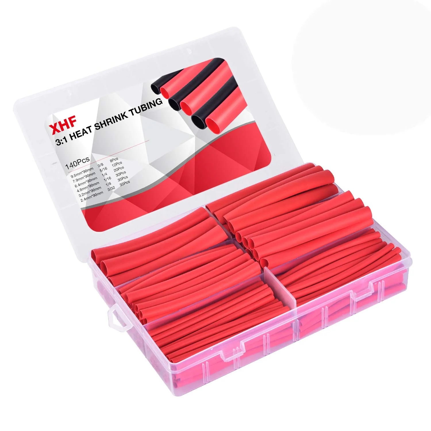 XHF 3:1 Heat Shrink Tubing Assortment Kits, picture 4